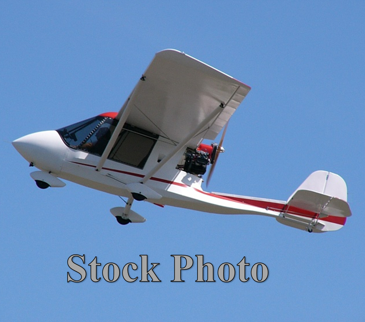 Stock photo of a cmpleted Challenger II airplane