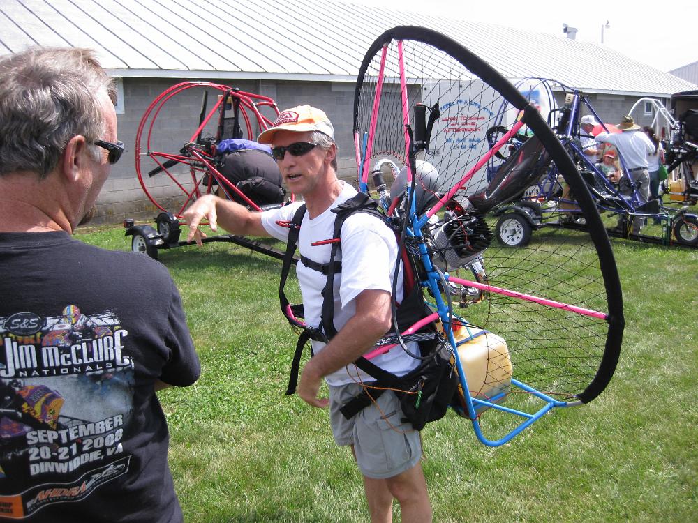 michael odaniel at the new market fly-in